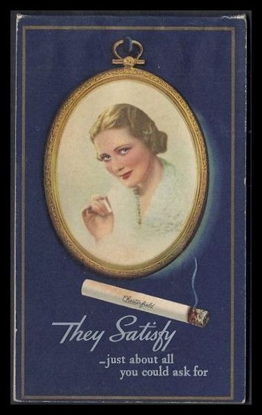 1930s Chesterfield Cigarettes Bridge Favors Booklet